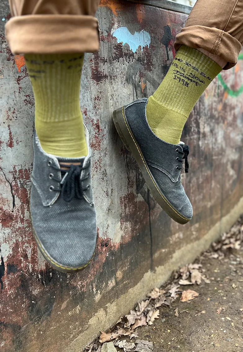 2 Pairs Toe Rags® Scribble Crew Socks