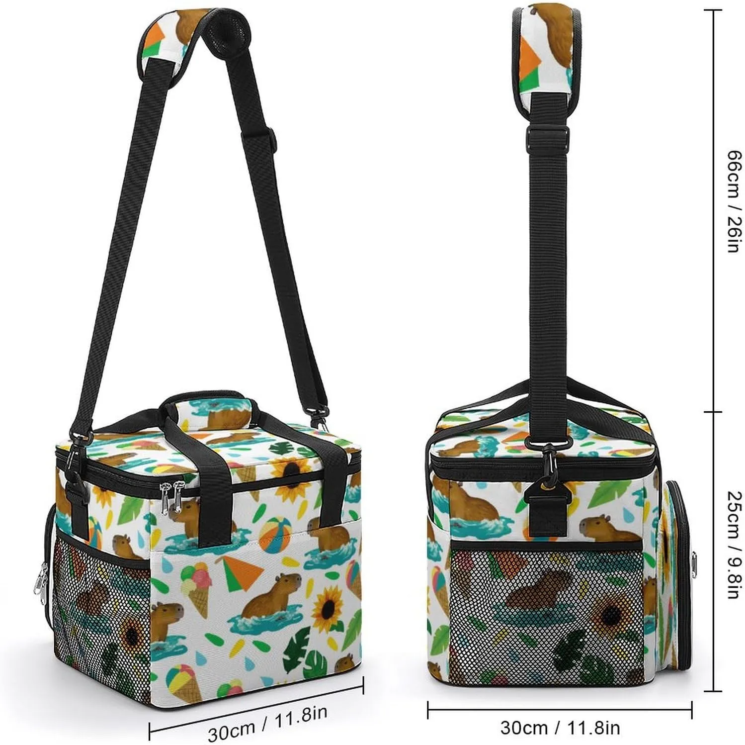 22.5L Waterproof Soft Cooler BagInsulated Lunch Box for Camping Fishing Beach Road Trips