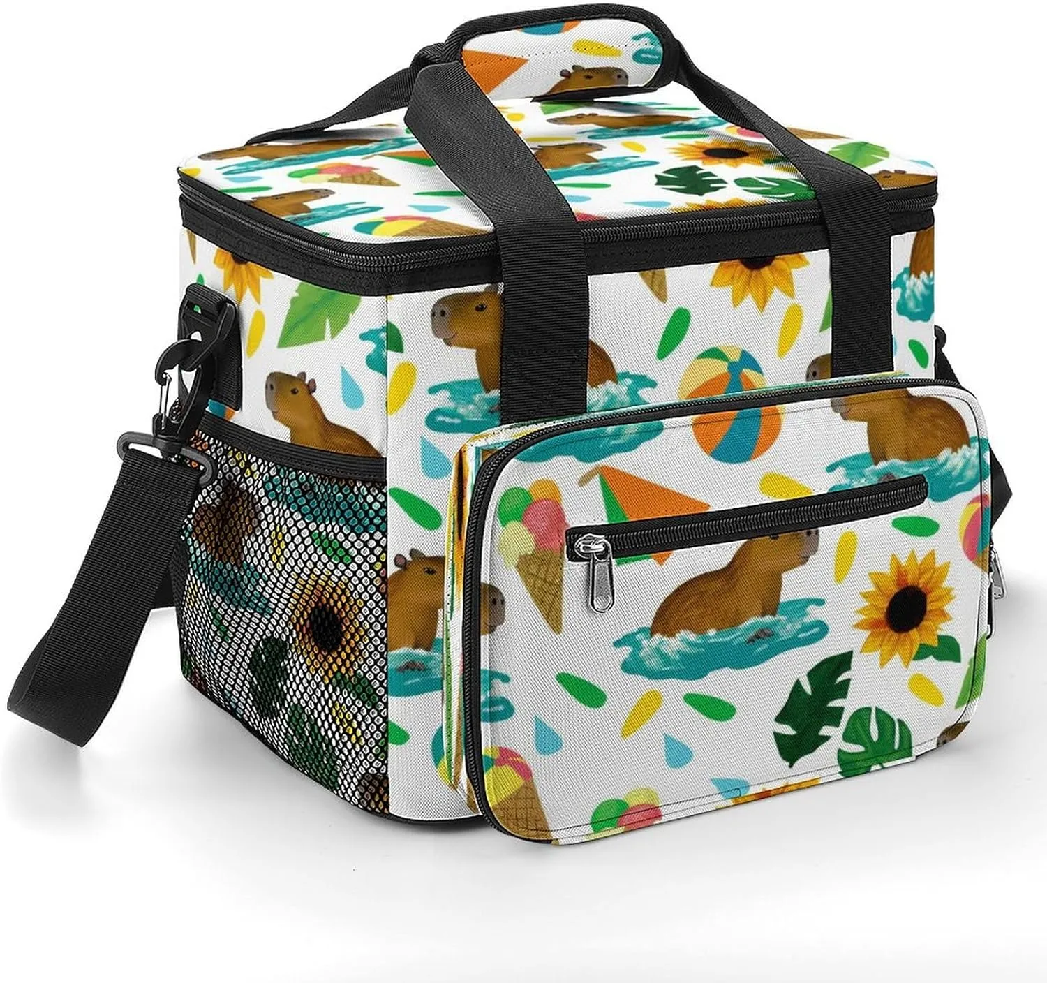 22.5L Waterproof Soft Cooler BagInsulated Lunch Box for Camping Fishing Beach Road Trips