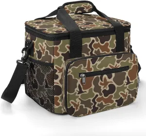 22.5L Waterproof Soft Cooler BagInsulated Lunch Box for Camping Fishing Beach Road Trips