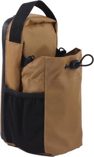3X Stronger Magnetic Gym Bag - Water-Resistant Fitness Water Bottle Bag for Men and Women, Phone/Wallet Storage for Travel, Sport, Cycling, Workout (Fits Hydro Flask & Yeti Tumblers) (Khaki)