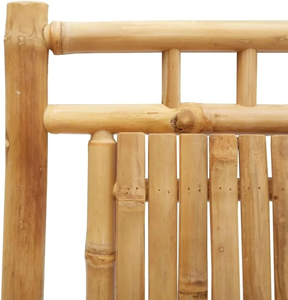 4-Pack Bamboo Folding Patio Chairs Outdoor Furniture 20.9"x26"x39" Portable Lounge Chairs for Camping, Beach, Pool and Garden Dining