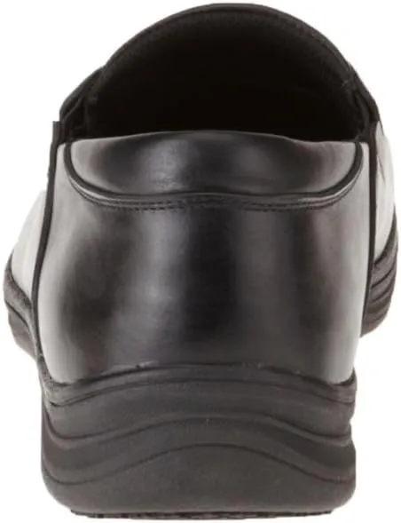 4700-10.5W Loafer Shoe,10-1/2,Wide,Black,Plain,PR