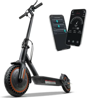 500W Electric Scooter for Adults - 17-20MPH Top Speed & 17-21-Miles Range, Foldable Commuter E-Scooter with 8.5" Solid Tires, Smart App Control, Dual Brake System, UL2272 Certified