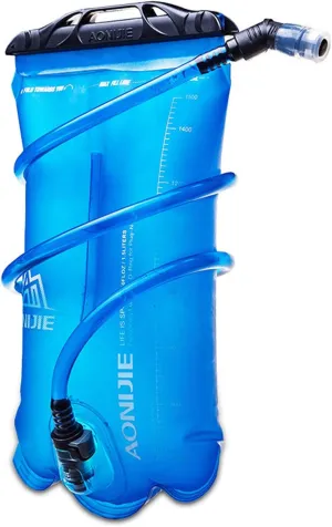 AONIJIE Foldable Hydration Bladder Leakproof Water Bag Water Reservoir for Outdoor Hiking Backpacking Running Cycling (2L-TPU)