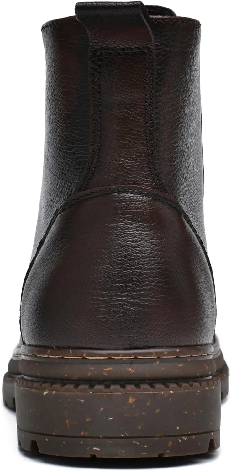 Arkbird Mens Oxford Dress Boots Fashion Casual Genuine Leather Brogue Chukka Ankle Boot for Men