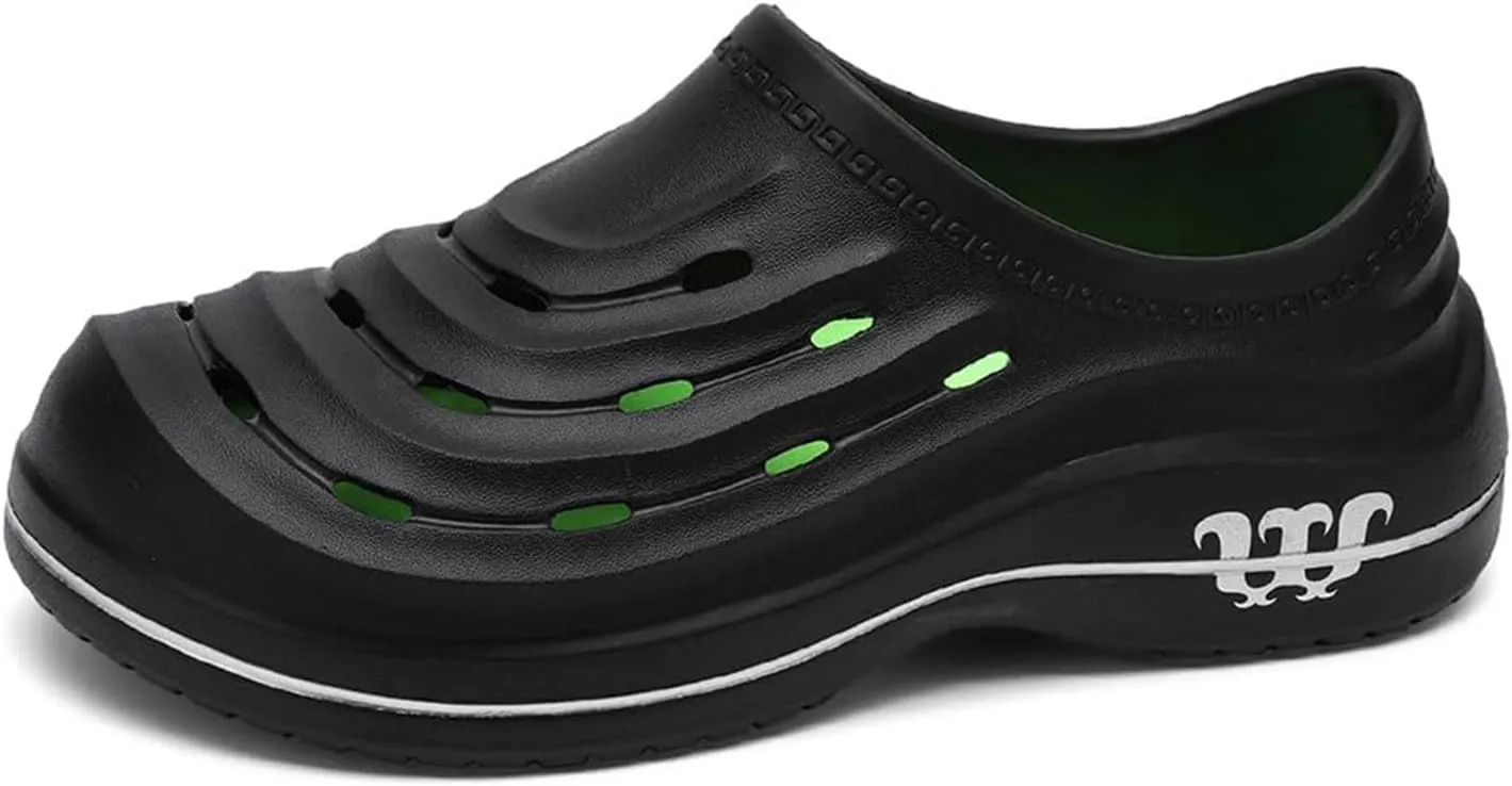 Armadillo Clogs Garden Nurse Work Shoes for Women Men Slip Resistant Armadillo Chef Shoes Comfortable Waterproof Casual Non Slip Nursing Gardening Clogs Kitchen Food Service Shoe Sandals