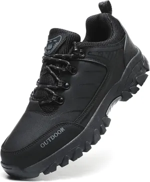 Asifn Men's Hiking Shoes Womens Hiking Shoes Slip Resistant Waterproof Shoes Outdoor Climb Walking Jogging Travel Trail Trekking