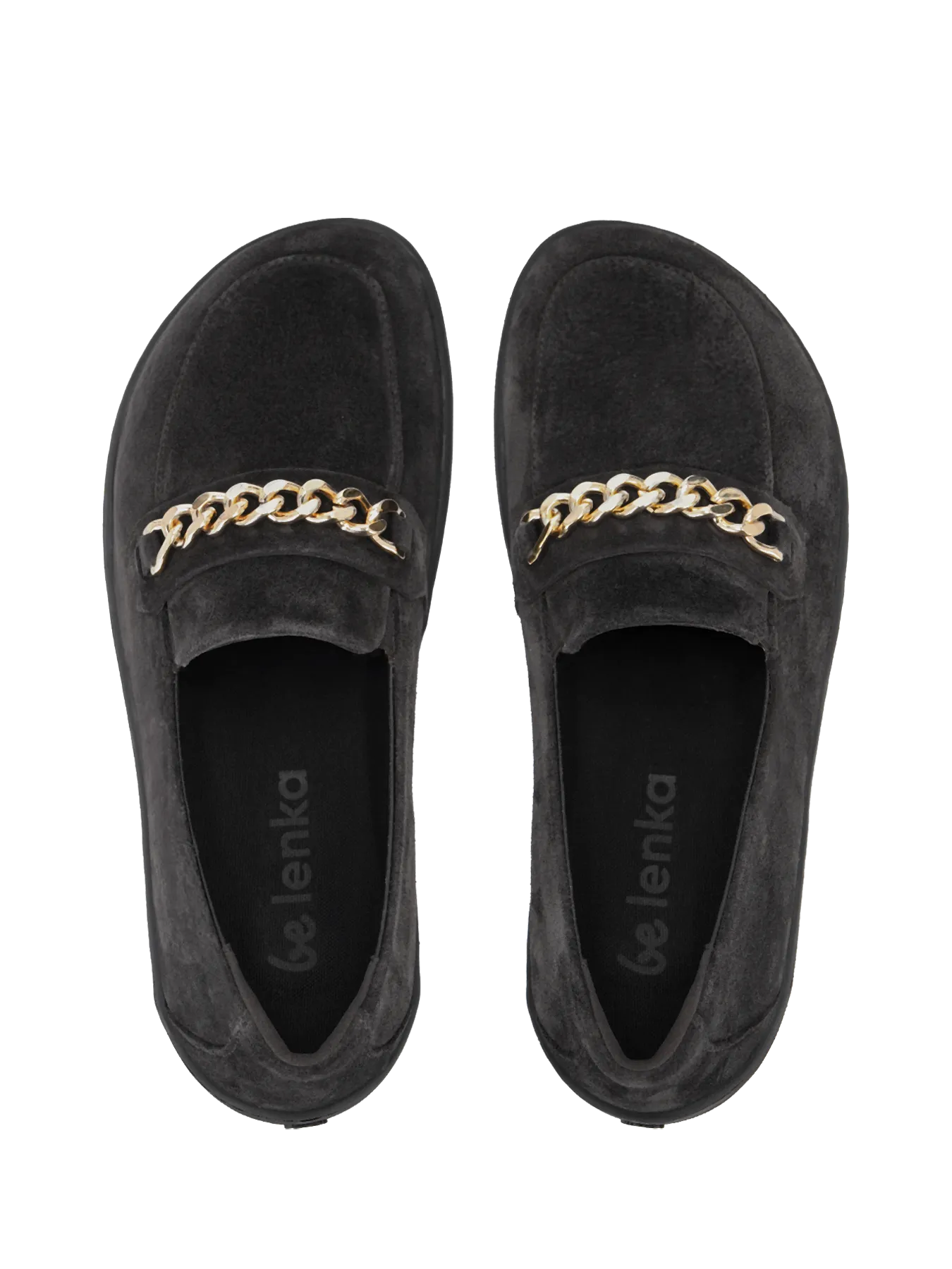 Be Lenka Moccasins Prestage Dark Brown & Gold