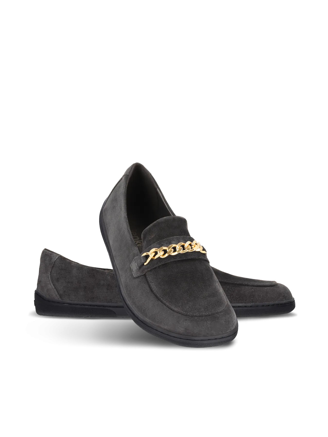 Be Lenka Moccasins Prestage Dark Brown & Gold
