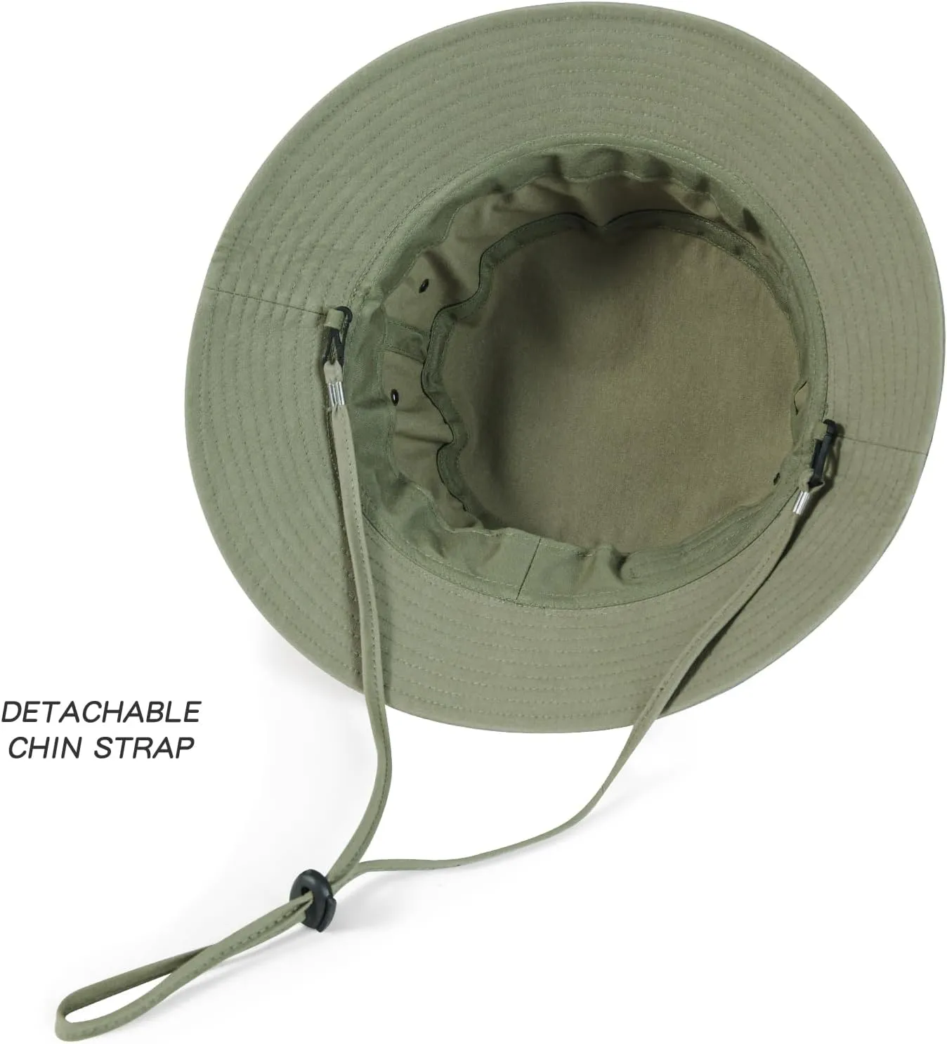 BOTVELA Men Cotton Bucket Hats Foldable Outdoor Sun Hat Unisex Flat Top Caps