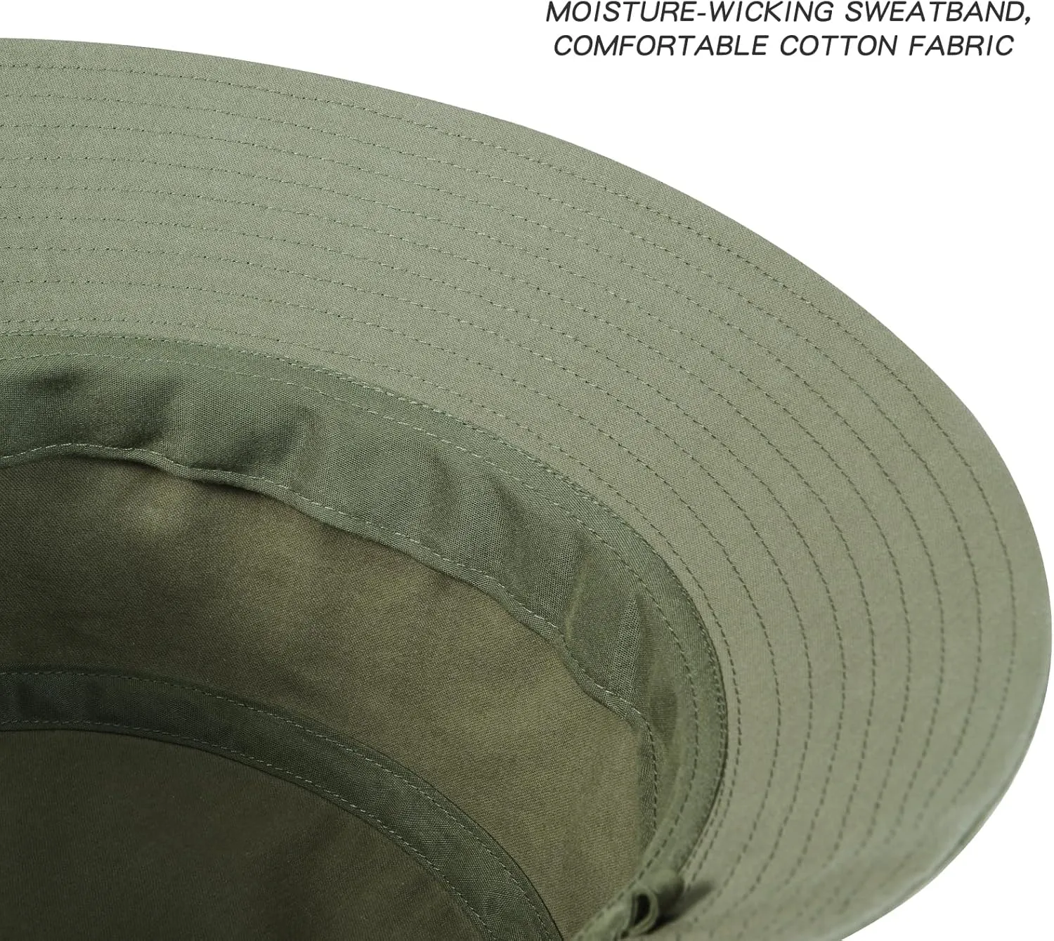 BOTVELA Men Cotton Bucket Hats Foldable Outdoor Sun Hat Unisex Flat Top Caps
