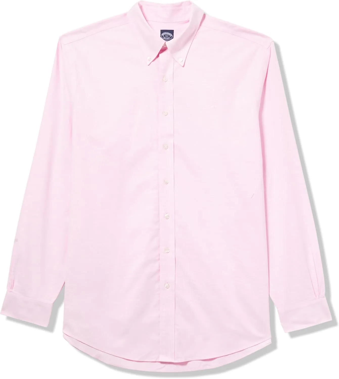 Brooks Brothers Men's Non-Iron Stretch Long Sleeve Oxford Solid Sport Shirt
