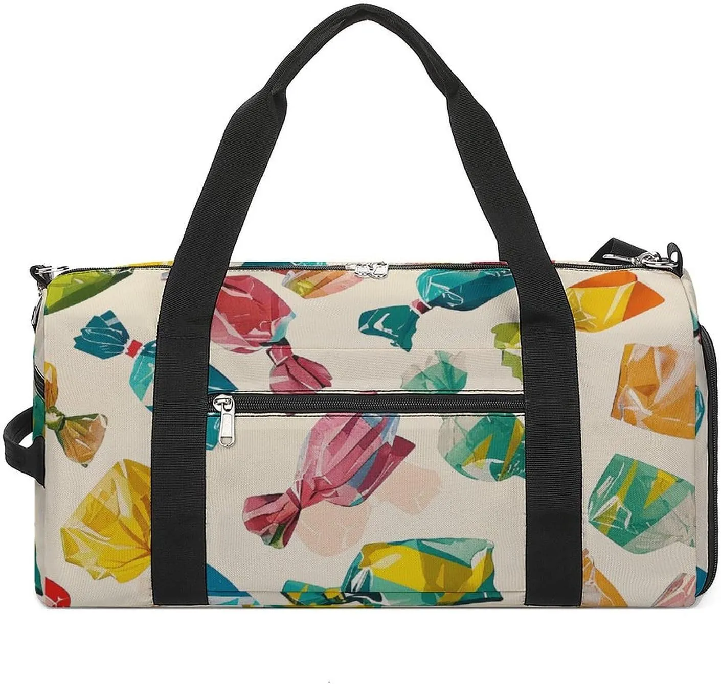 Candy Gym Bag Sport Gym Tote Bag Lightweight Duffle Bag Carry On Weekender Bags for Women Men