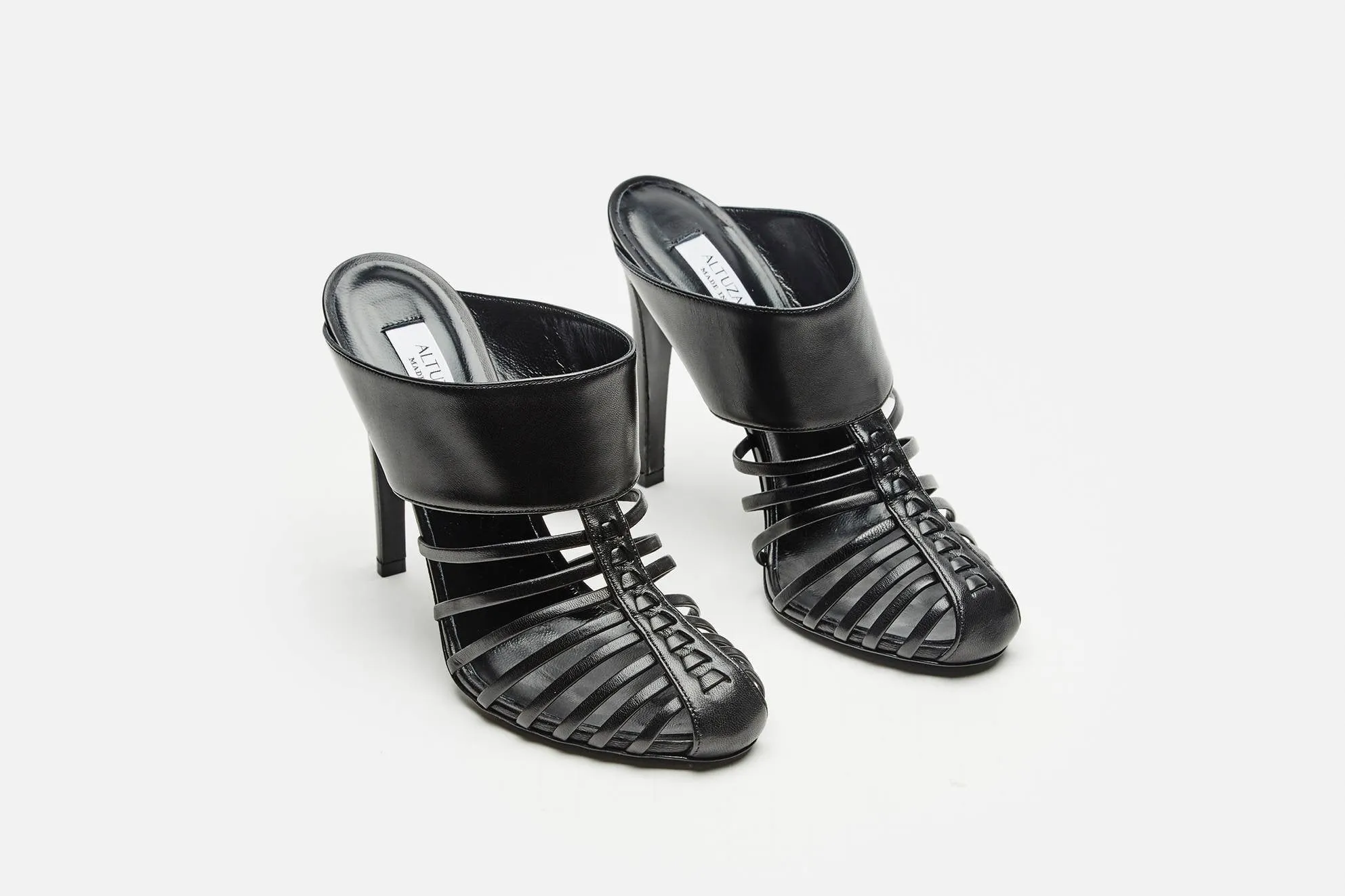 Capello Strappy Mule Sandal - Black