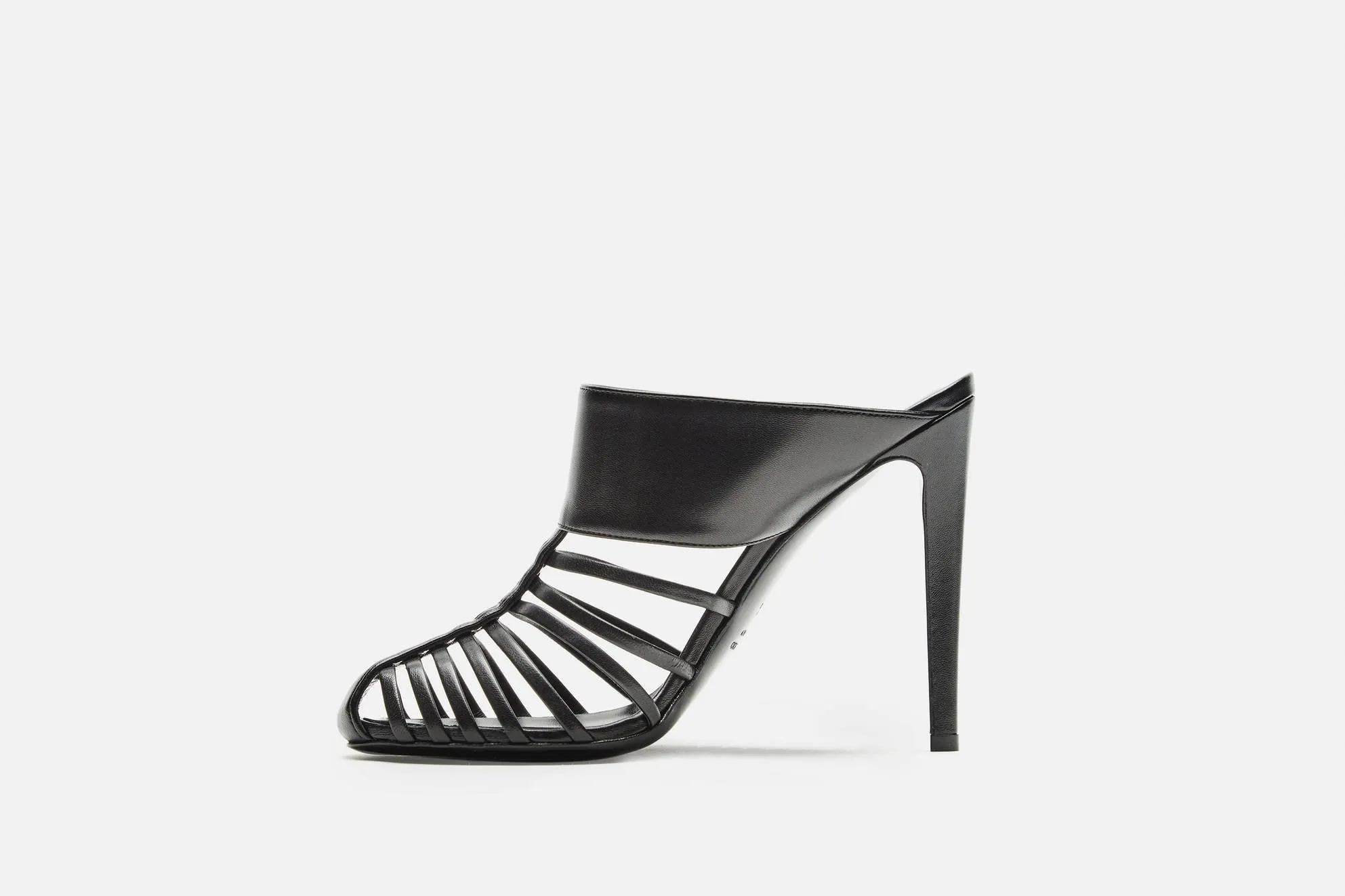 Capello Strappy Mule Sandal - Black