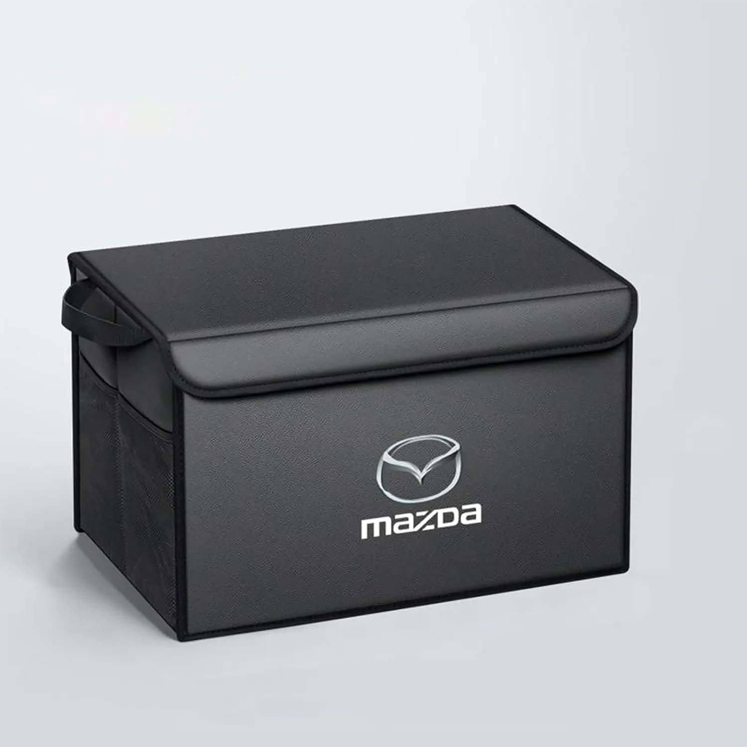 Car Trunk Organizer for Mazda MX-5 ND2 2019-2024 Thickened Car Boot Tidy Storage Box Tailor-made Lidded Storage Bins for Home Car Outdoor Camping Travel,B