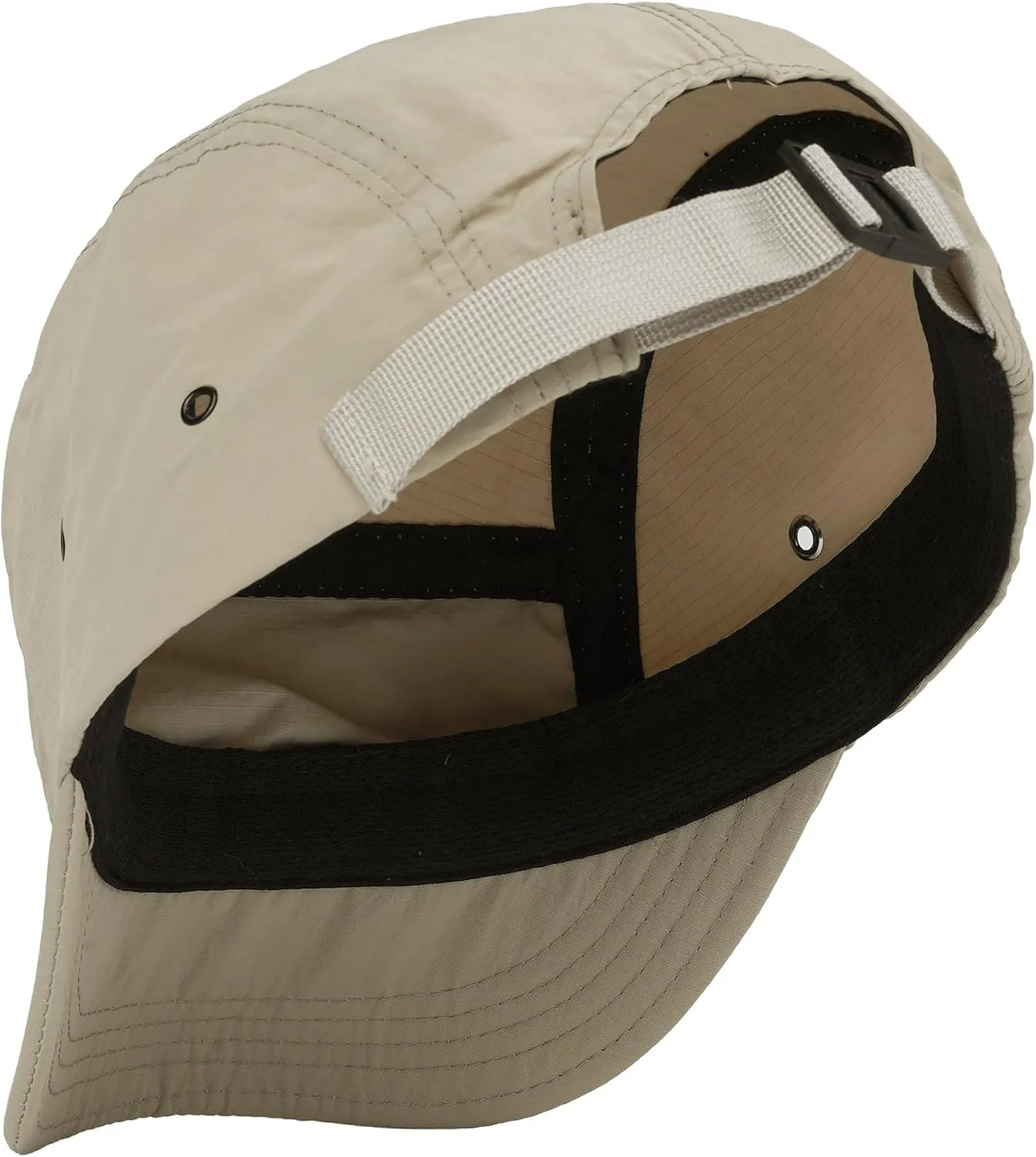 CLAPE Short Brim Hat Trucker 5 Panel Baseball Cap Casual Flat Brimmed Cap Umpire Dad Hats Adjustable Snapback Sun Cap