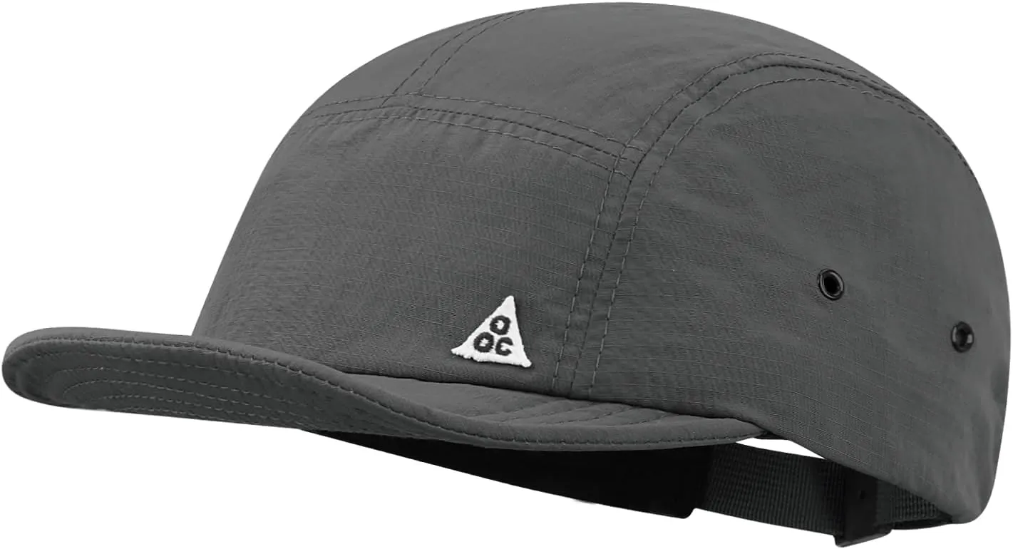 CLAPE Short Brim Hat Trucker 5 Panel Baseball Cap Casual Flat Brimmed Cap Umpire Dad Hats Adjustable Snapback Sun Cap