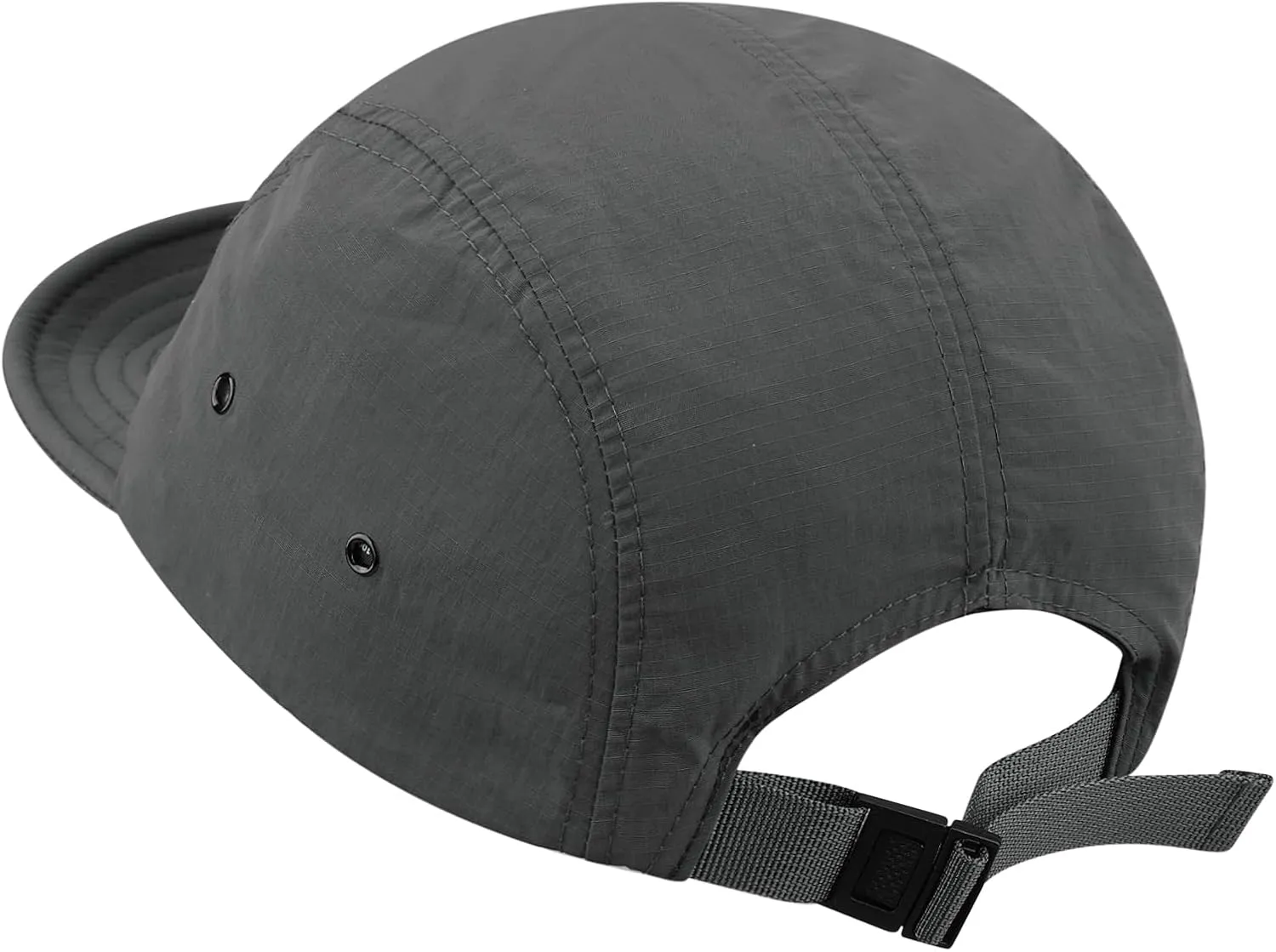CLAPE Short Brim Hat Trucker 5 Panel Baseball Cap Casual Flat Brimmed Cap Umpire Dad Hats Adjustable Snapback Sun Cap
