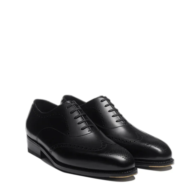 Classic Design Polished Leather Formal Oxford Shoes