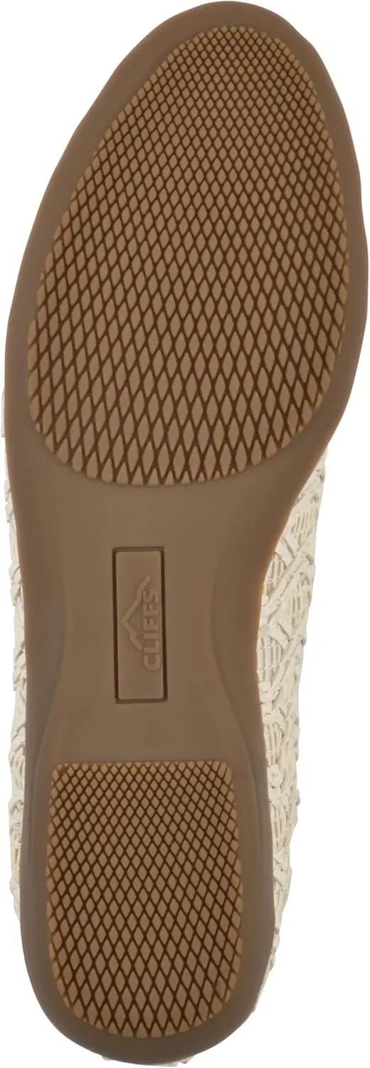 CLIFFS BY WHITE MOUNTAIN Women's Cariann Woven Ballet Flat