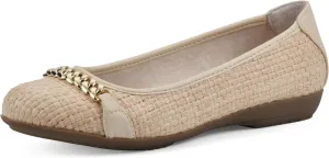 CLIFFS BY WHITE MOUNTAIN Women's Charmed Cushioned Ballet Flat