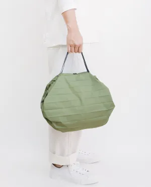 Compact M Pleated Bag: Forest