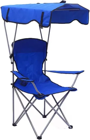 Computer Chair, Camping Chairs Outdoor Furniture Beach Chairs Camping Chair with Shade Canopy Chair, Folding Recliner, Adjustable Outdoor Beach Lightweight Sunshade Folding Chairs Folding Chairs Pati
