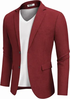 COOFANDY Men's Blazer Casual Sport Coats Two Buttons Lightweight Suit Jacket