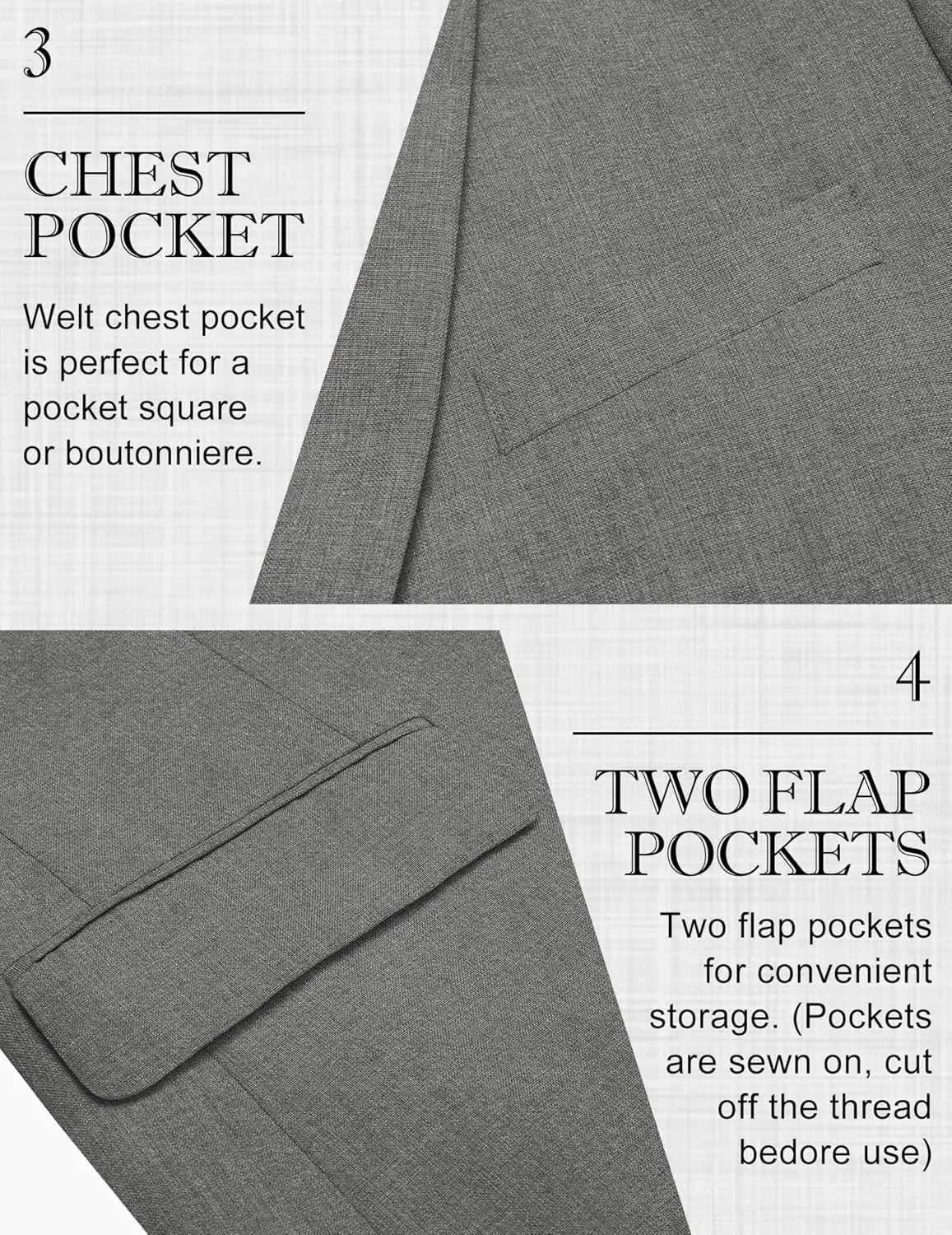 COOFANDY Men's Blazer Casual Sport Coats Two Buttons Lightweight Suit Jacket