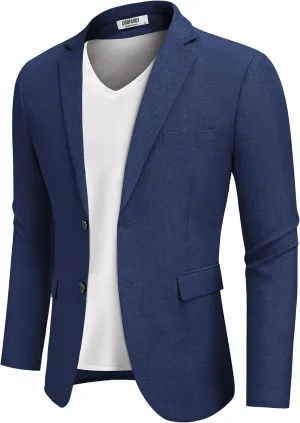 COOFANDY Men's Blazer Casual Sport Coats Two Buttons Lightweight Suit Jacket