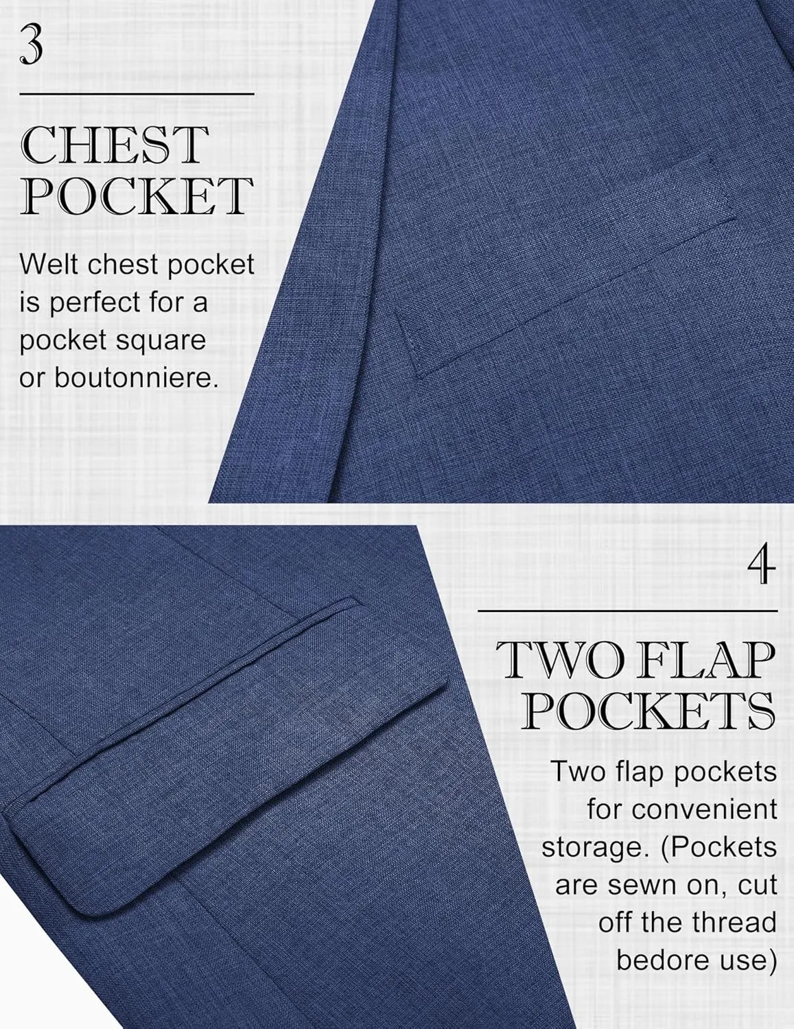 COOFANDY Men's Blazer Casual Sport Coats Two Buttons Lightweight Suit Jacket