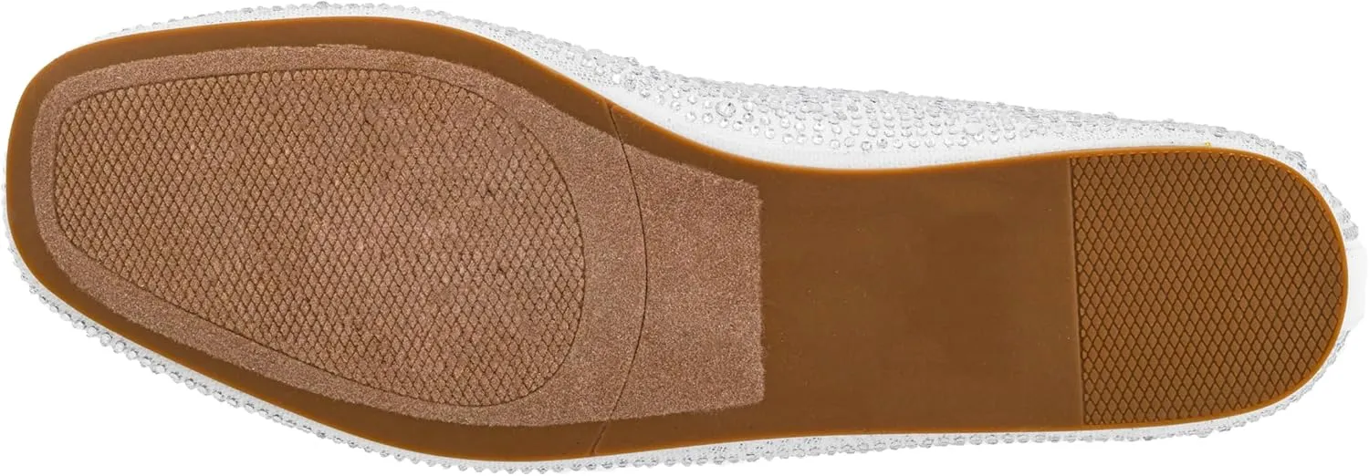 Corkys Footwear Hey Girl It's A Vibe Slip-on Ballerina Flat - Rhinestone Mesh Body, Closed Toe, Breathable and Lightweight Elegance, Comfortable and Lightly Cushioned Insoles