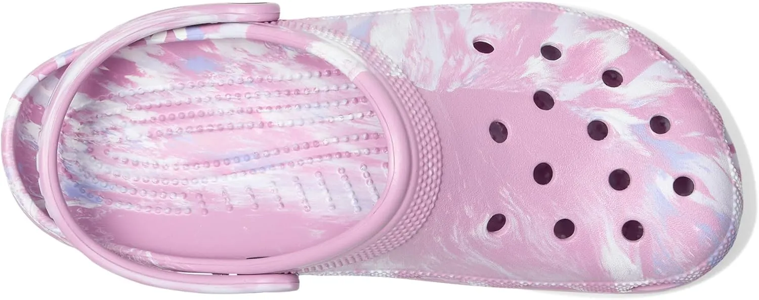 Crocs Unisex Classic Marbled Tie-Dye Clog