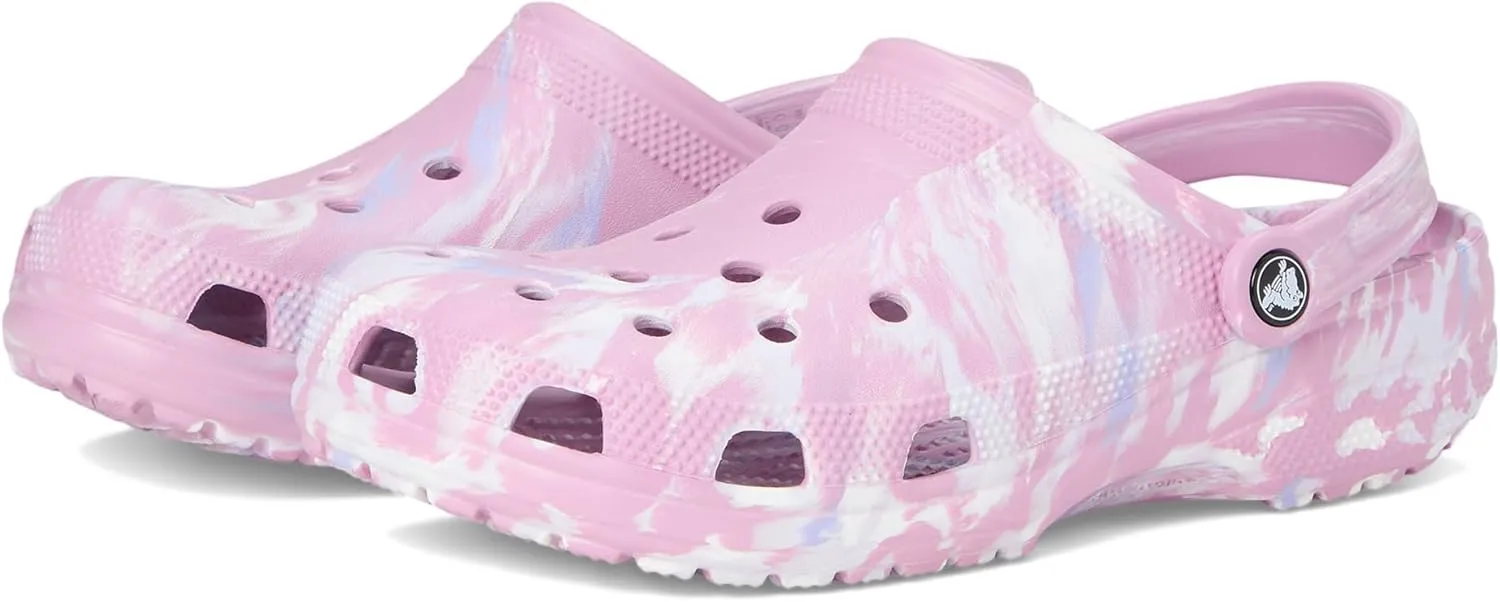 Crocs Unisex Classic Marbled Tie-Dye Clog