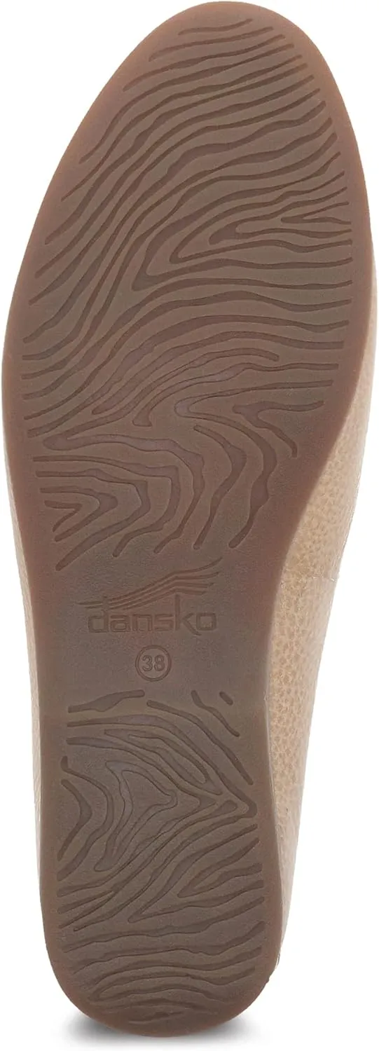 Dansko Lexie Slip-On Mules for Women - Comfortable Flat Shoes with Arch Support - Versatile Casual to Dressy Footwear - Lightweight Rubber Outsole