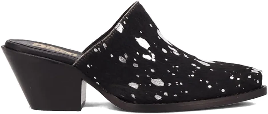Dingo Womens Cash Cow Mule Clogs Casual - Black