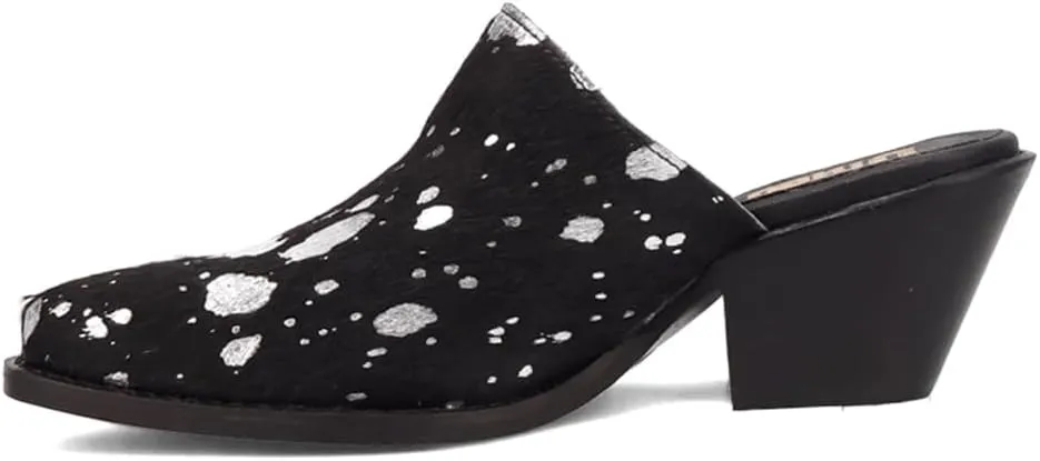 Dingo Womens Cash Cow Mule Clogs Casual - Black
