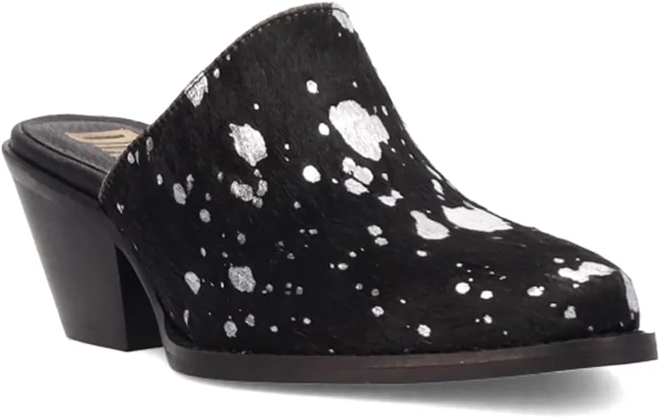 Dingo Womens Cash Cow Mule Clogs Casual - Black