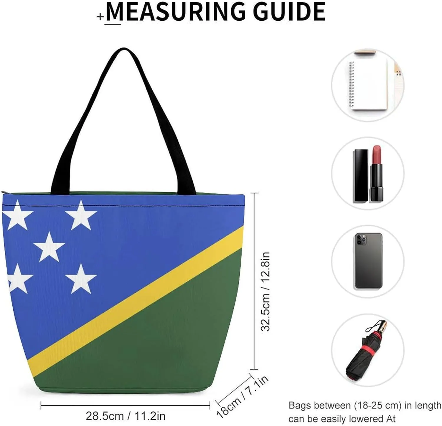 Djibouti Flag Women's Large Tote Handbag with Zipper for Work and Travel Convenience