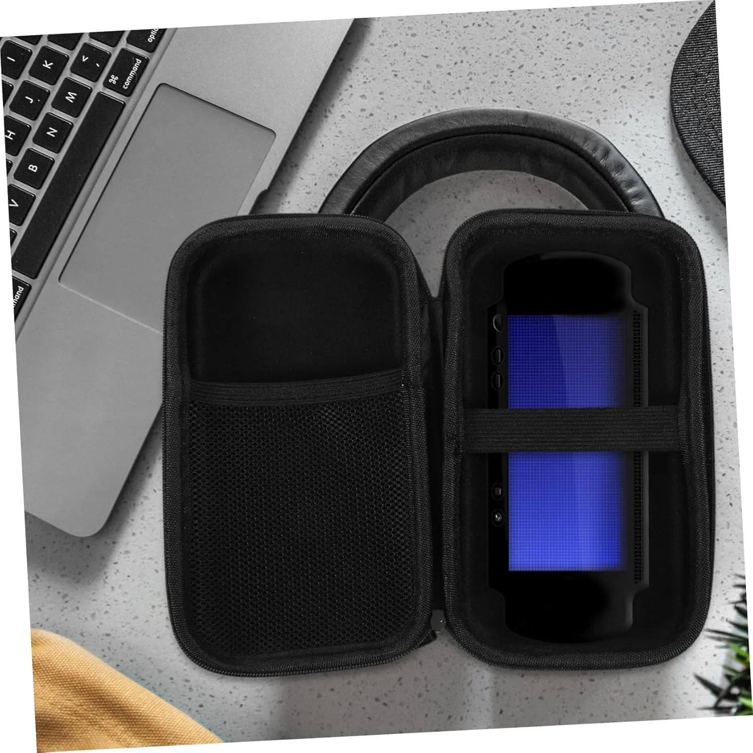 DOITOOL Portable Game Controller Bag Storage Case for Rg353p Oxford Eva Bag Travel-friendly Zipper Closure