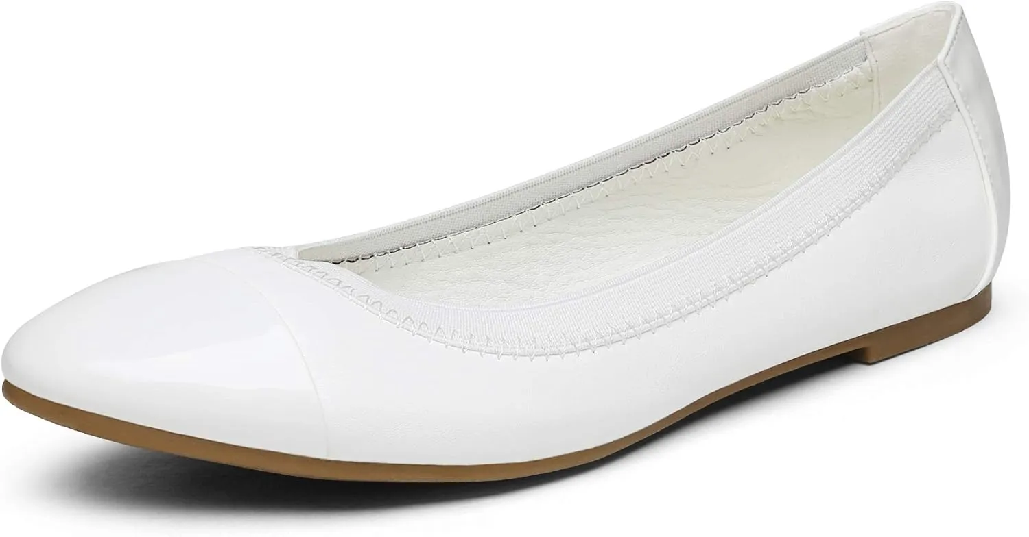 DREAM PAIRS Women's Sole-Flex Ballerina Walking Flats Shoes