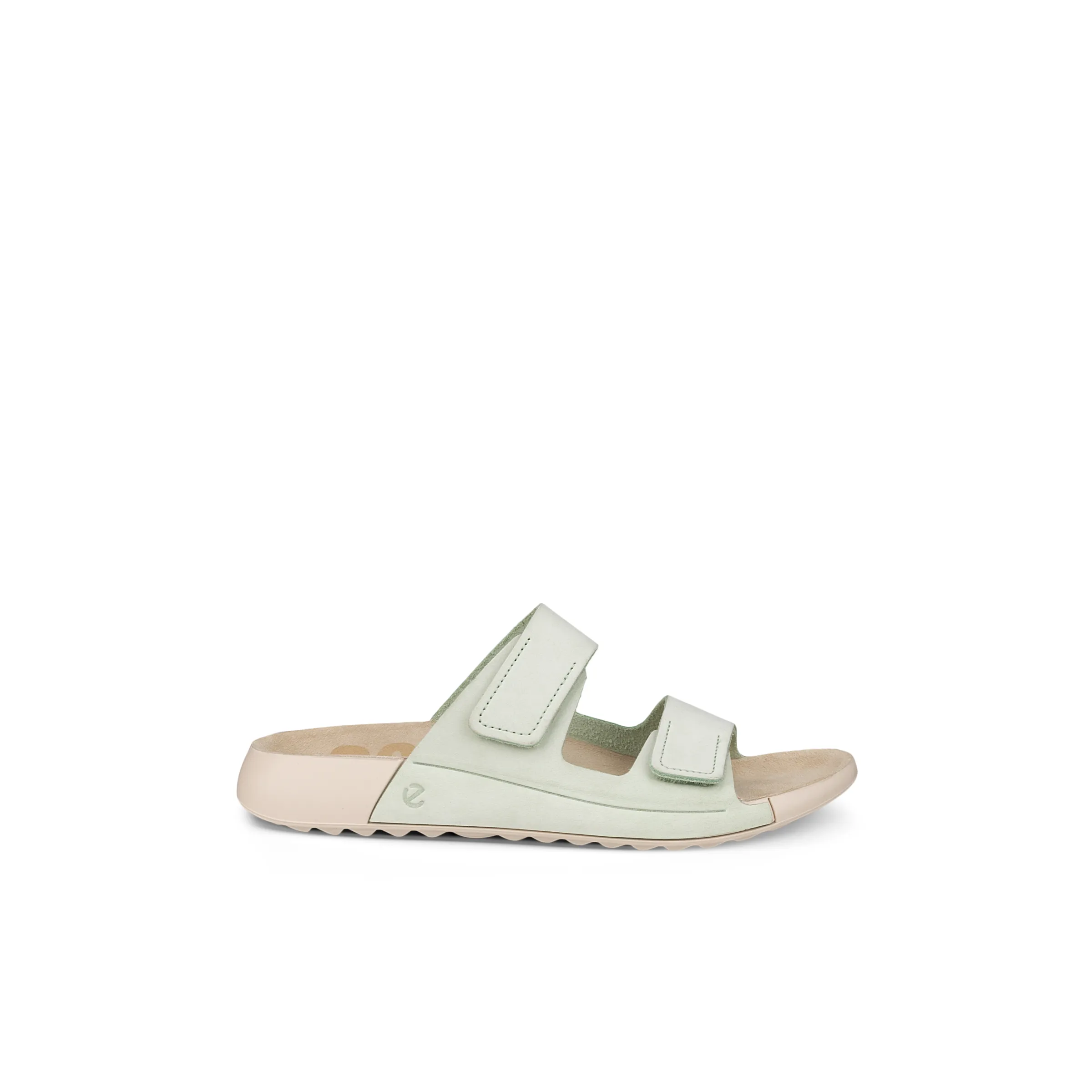 ECCO Cozmo- Ladies Velcro Mule in Matcha