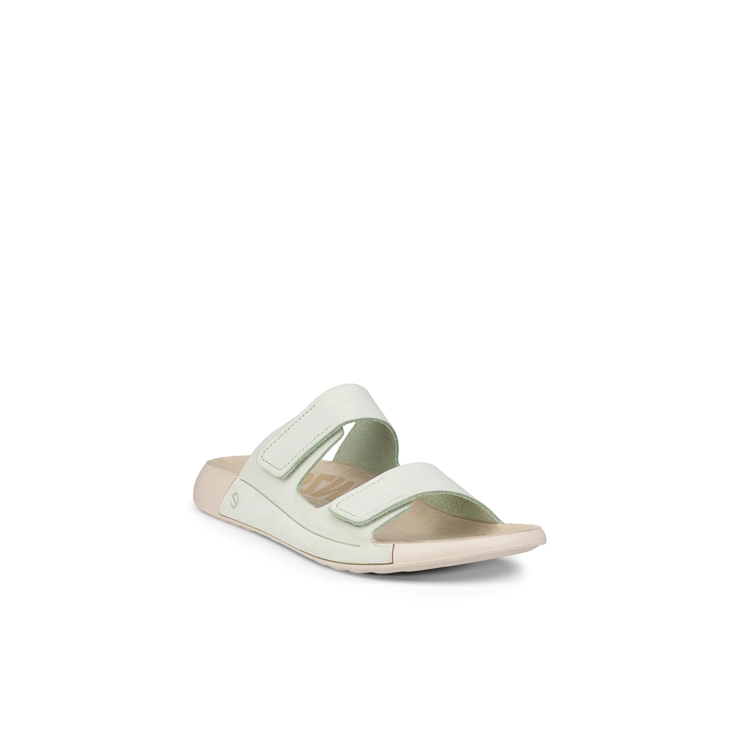 ECCO Cozmo- Ladies Velcro Mule in Matcha