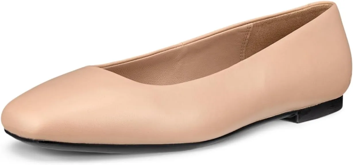 ECCO Women's Margot Plain Toe Ballerina Ballet Flat