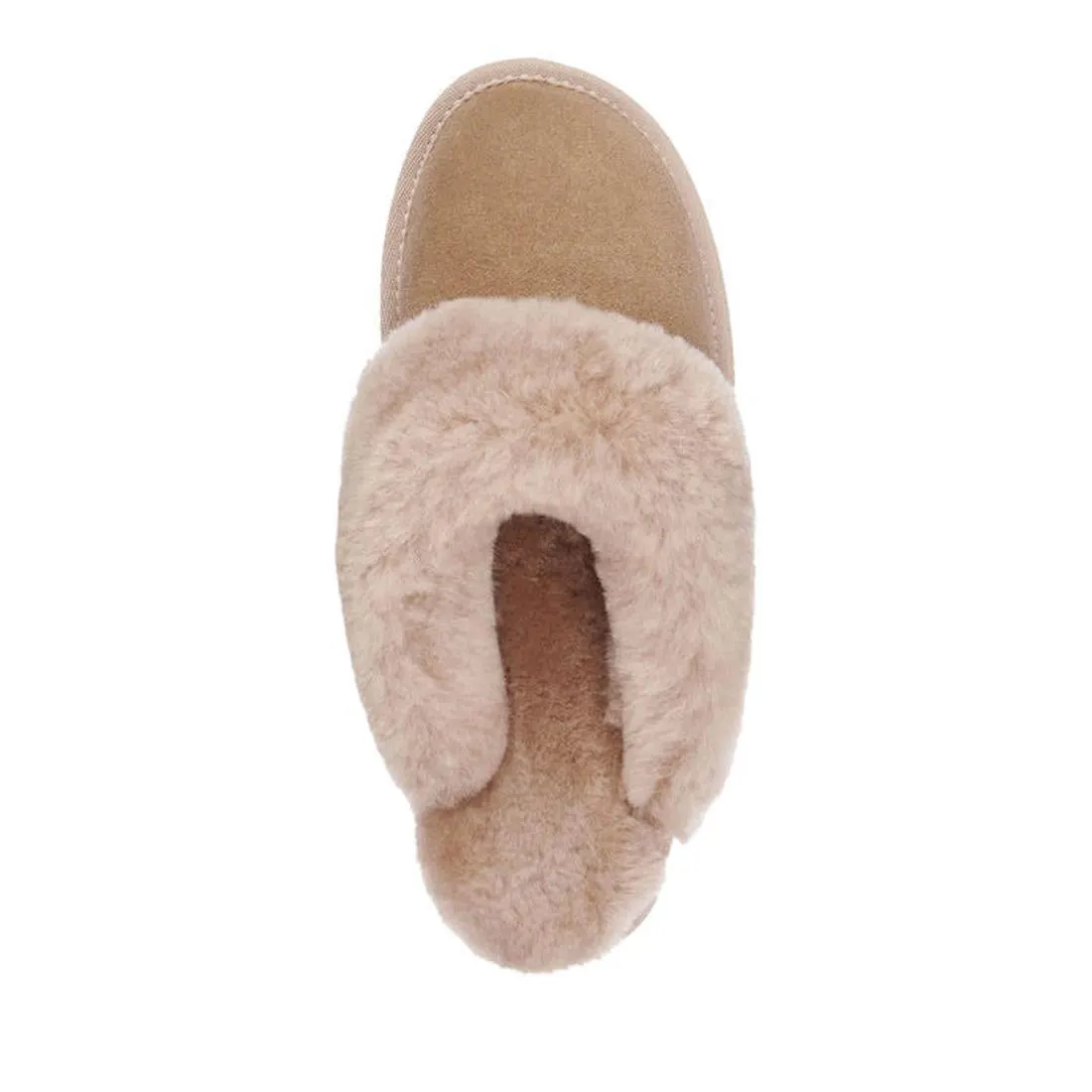 EMU Women's Jolie Camel Slipper Scuff Sheepskin
