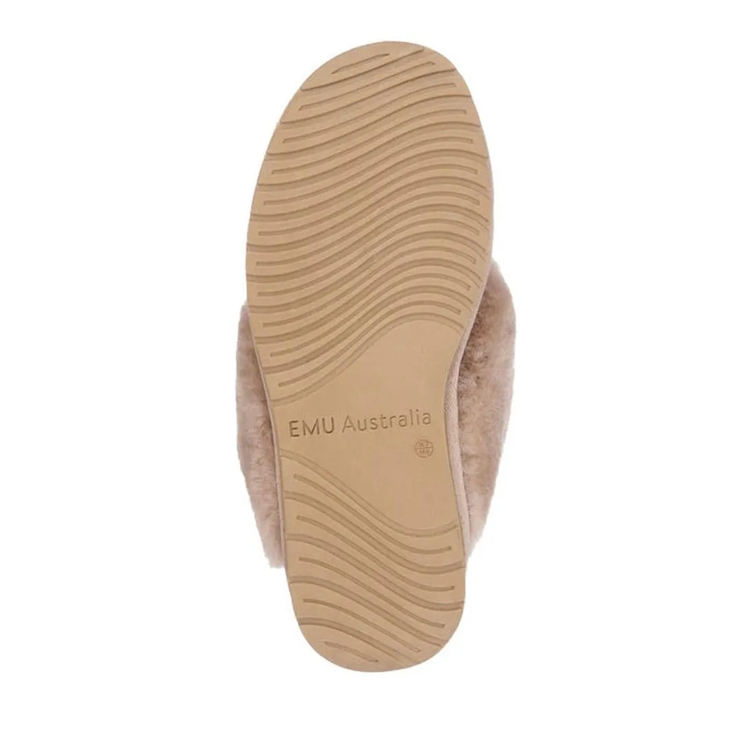 EMU Women's Jolie Camel Slipper Scuff Sheepskin