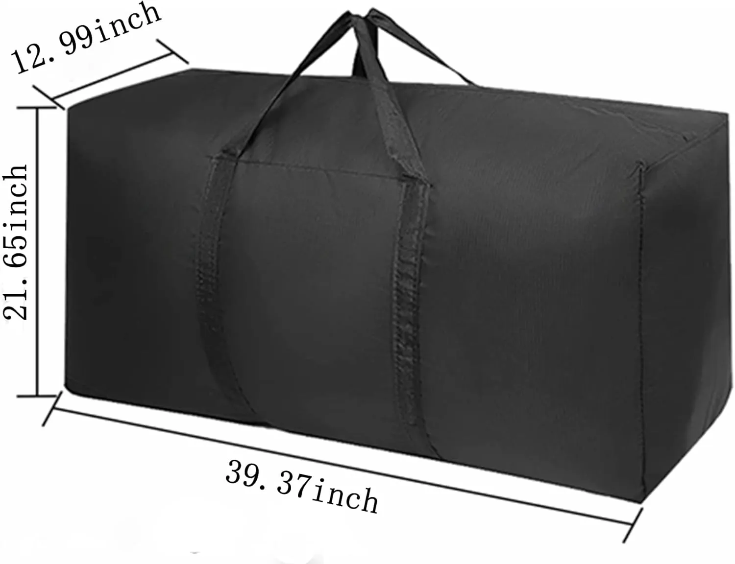 Extra Large Moving Bags with Double Zippers and Reinforced Handles 160L Storage Bag for Moving Travel Bag Waterproof Large Capacity Duffle Bag for Moving Traveling Home Storage Packing