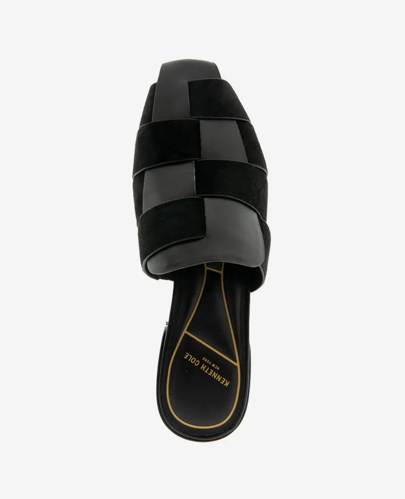Faina Leather Fisherman Slide Sandal